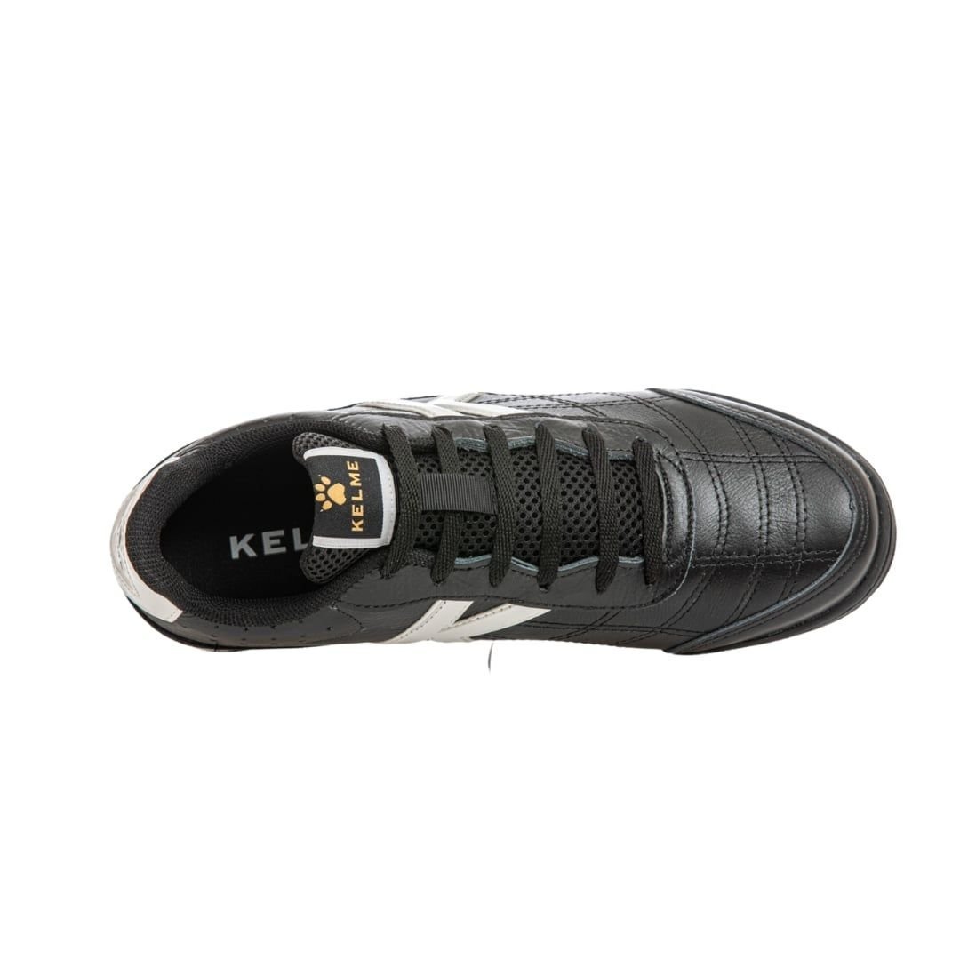 Chuteira Society Kelme Flamenco Tf Grama Profissional Couro Preto 3