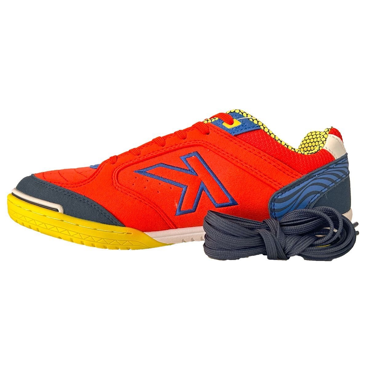 Chuteira Kelme Precision Futsal Vermelho Vermelho/Azul 3