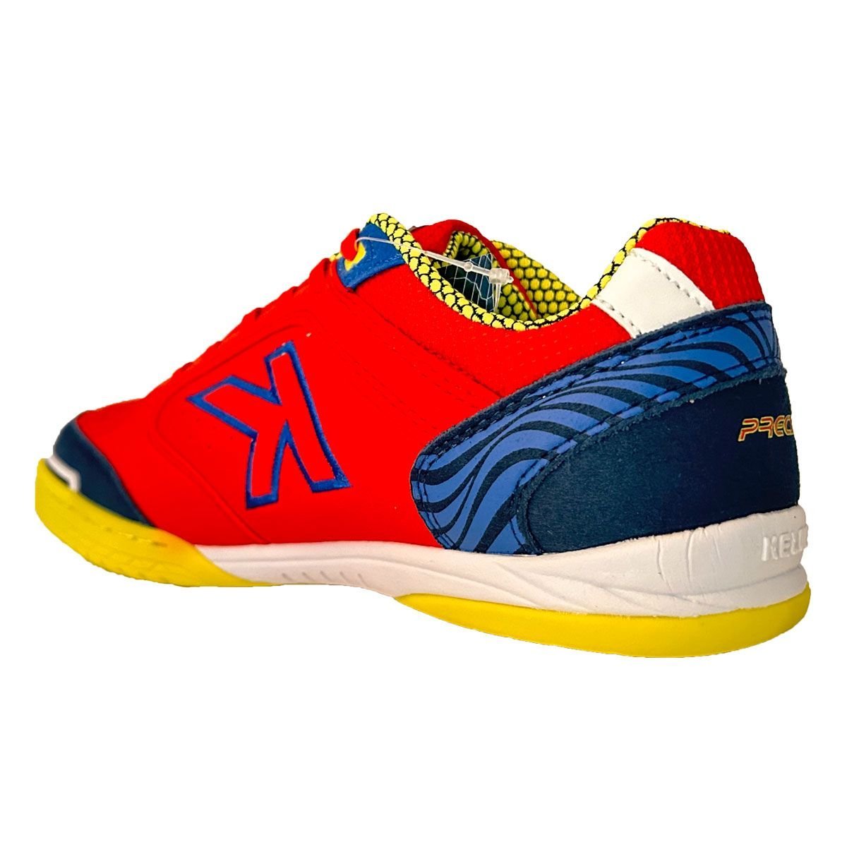 Chuteira Kelme Precision Futsal Vermelho Vermelho/Azul