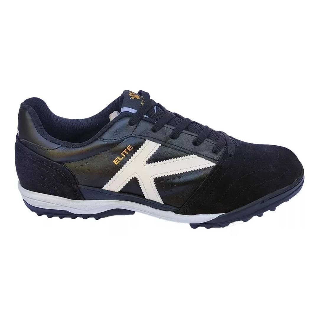 Chuteira Kelme   Society Elite Tf Couro Preto