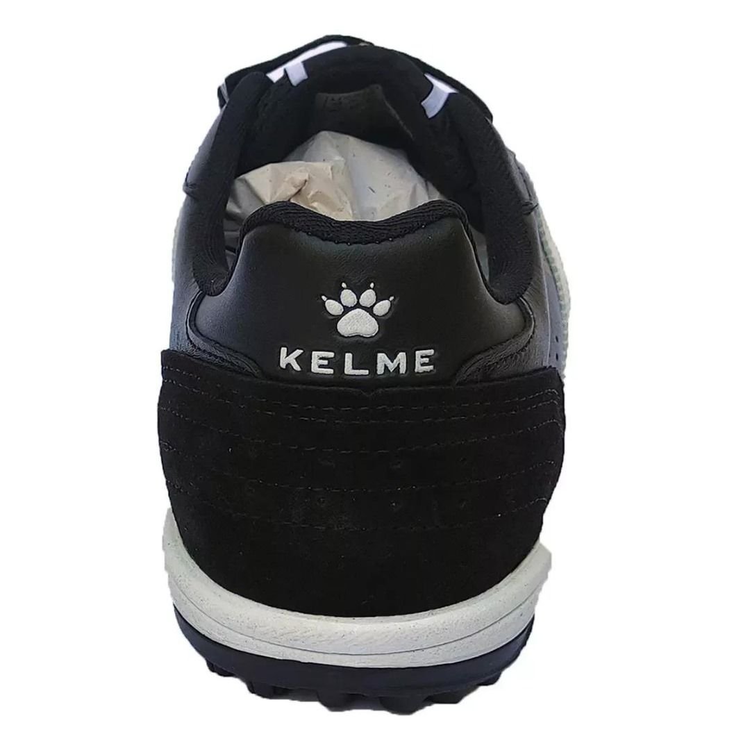 Chuteira Kelme   Society Elite Tf Couro Preto Preto 2
