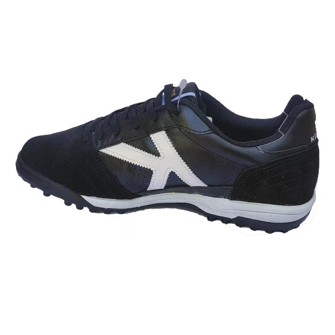 Chuteira Kelme   Society Elite Tf Couro Preto Preto 4