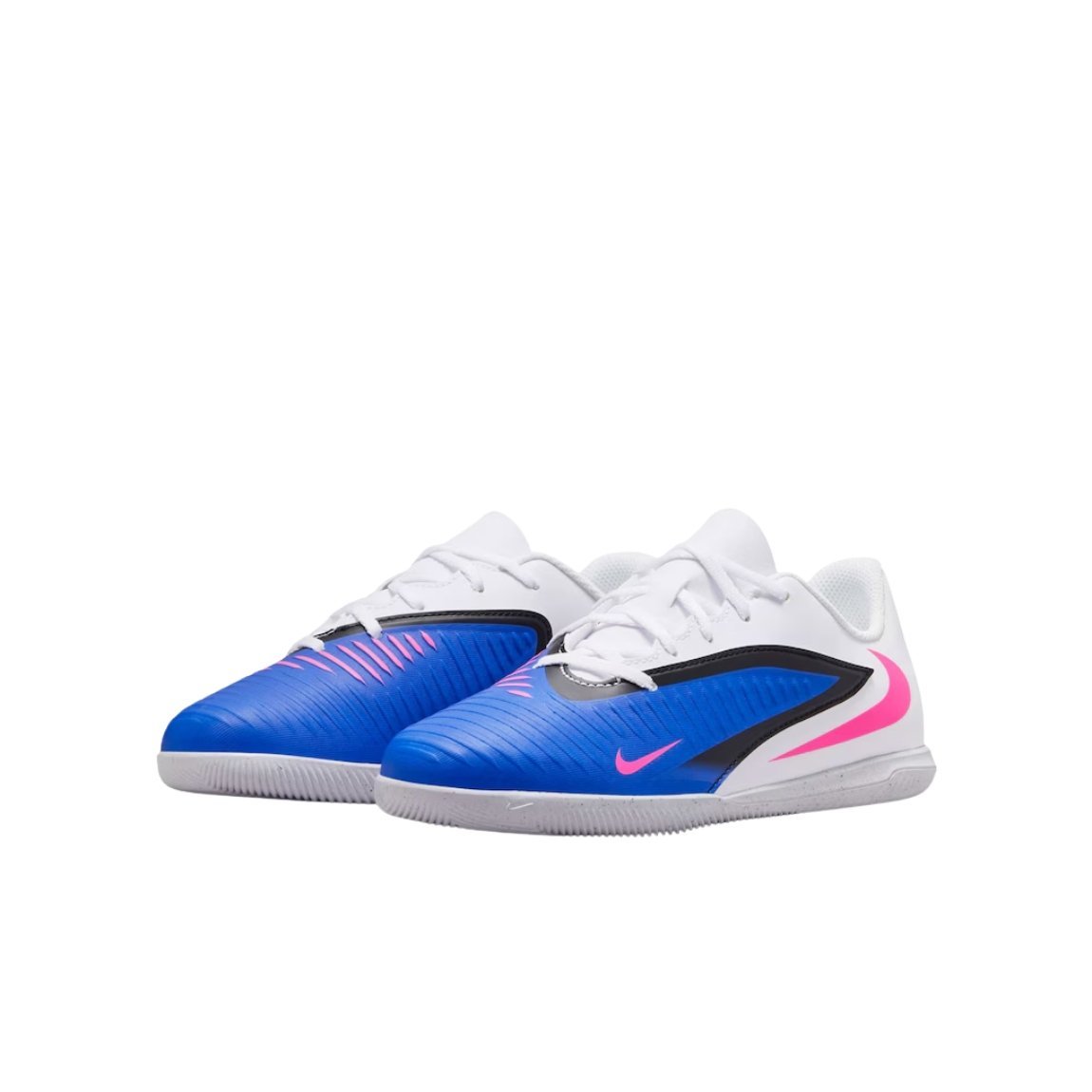 Chuteira Nike Phantom 6 Club Low Infantil Futsal Azul/Branco 2