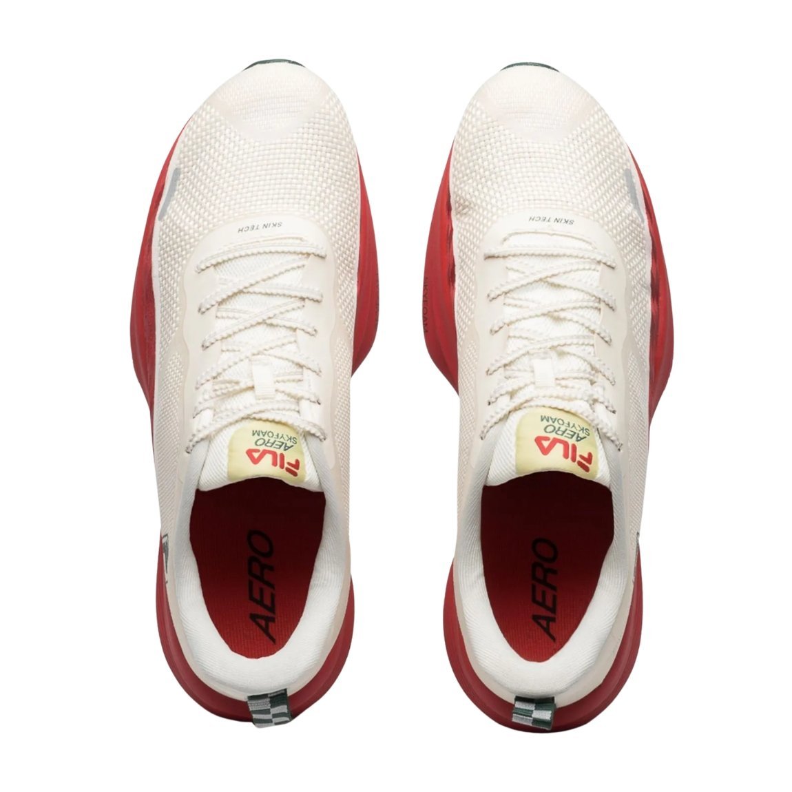 Tênis Fila Aero Skyfoam Off White/Vermelho 4