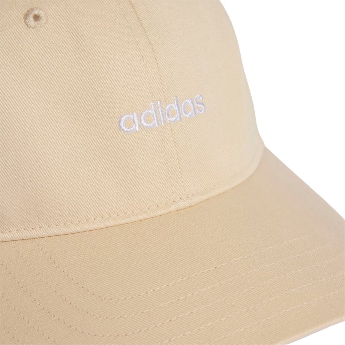 Boné Adidas Linear Bordado Bege 2
