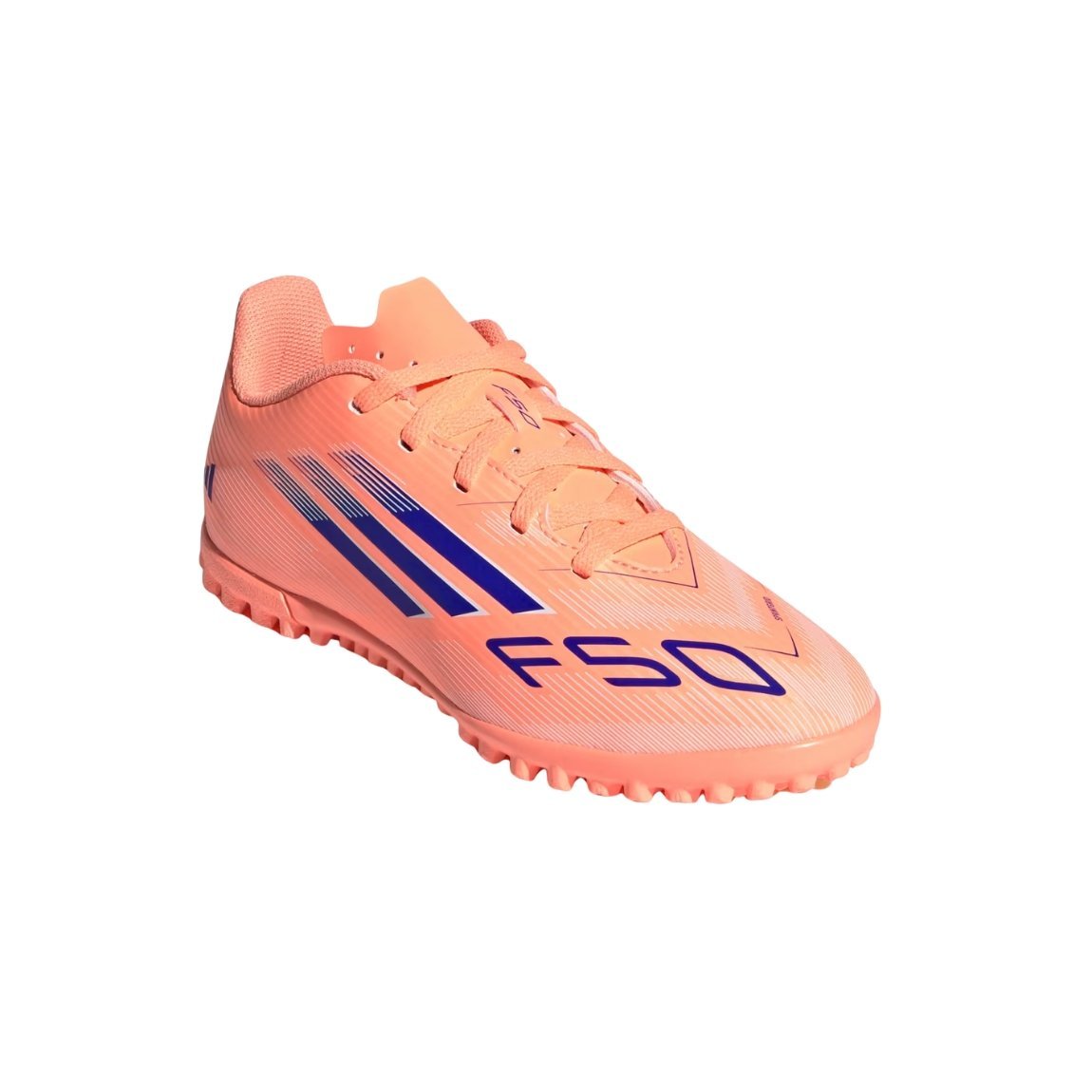 Chuteira Adidas F50 Club Messi TF Society Juvenil Laranja 3