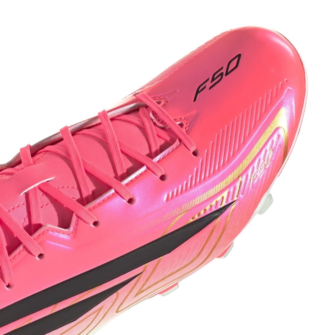 Chuteira Adidas F50 Hyperfast Club Campo Rosa 7