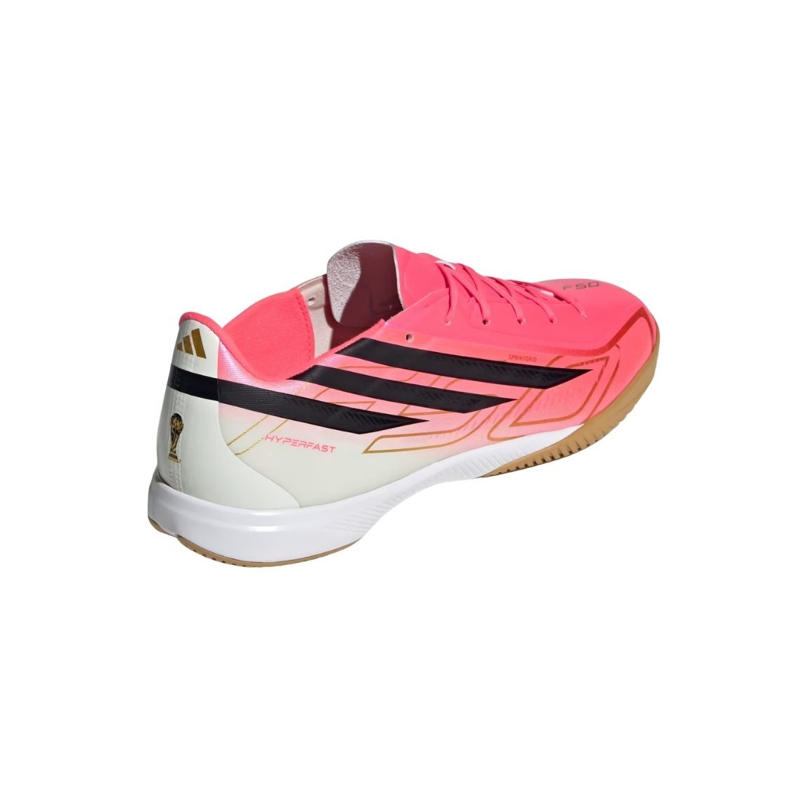 Chuteira Adidas F50 Hyperfast League IN Rosa 4