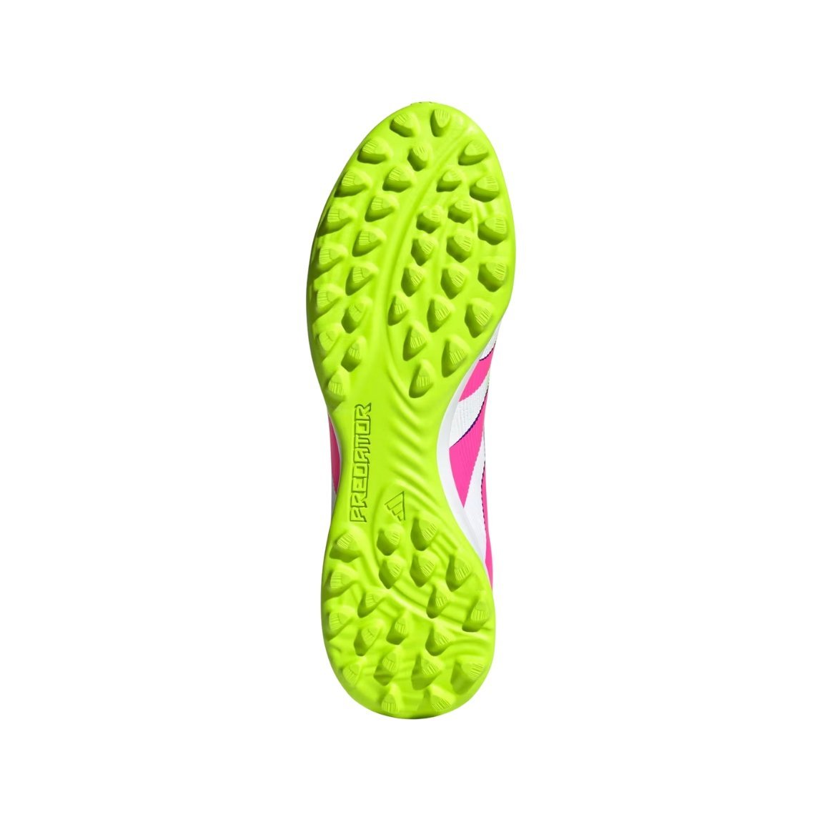 Chuteira Adidas Predator League TF Society Branco/Rosa 5