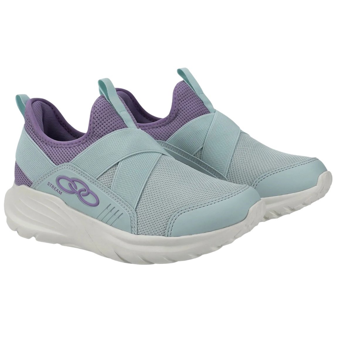 Tênis Olympikus Stream Infantil Verde/Roxo 2