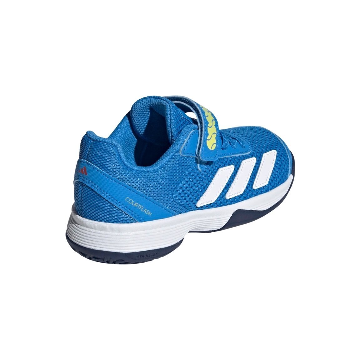 Tênis Adidas Courtflash Velcro Infantil Azul 2