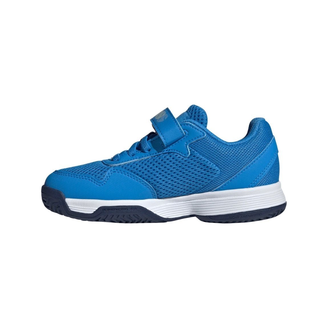 Tênis Adidas Courtflash Velcro Infantil Azul 4