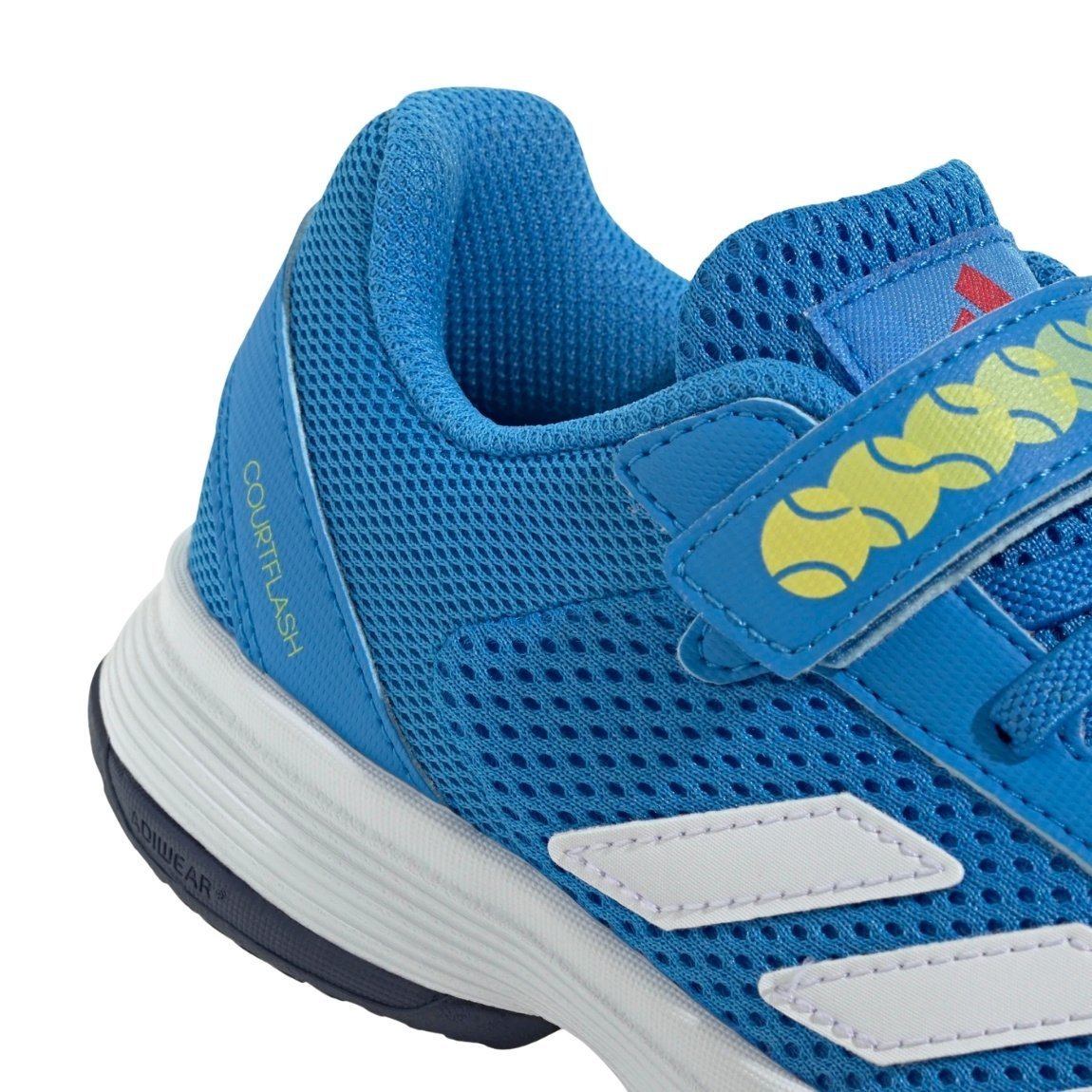 Tênis Adidas Courtflash Velcro Infantil Azul 7