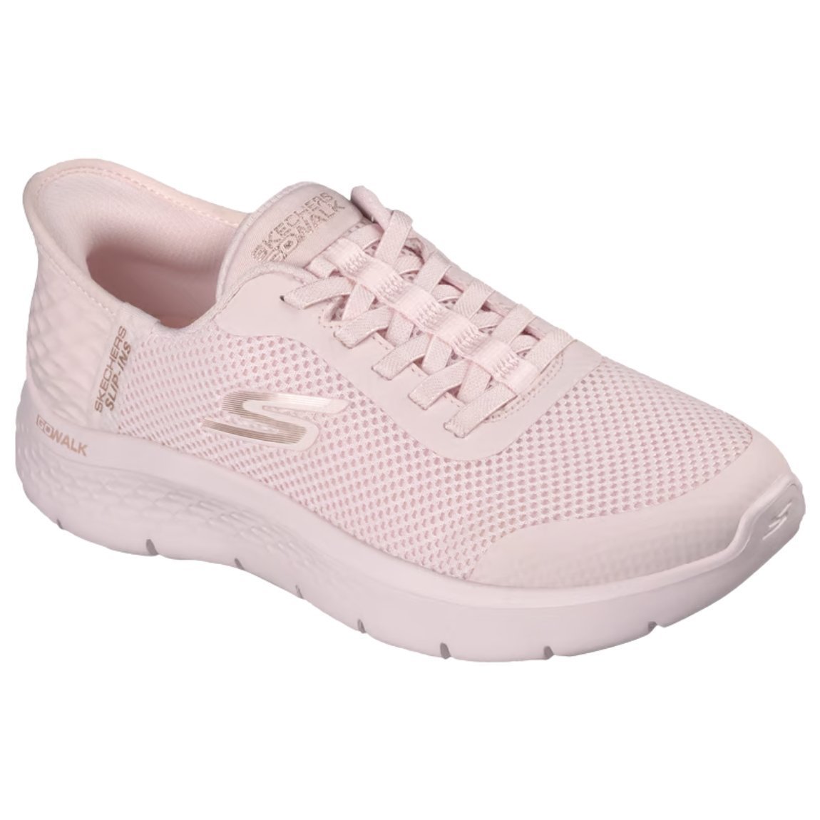 Tênis Skechers Go Walk Flex Grand Entry Unissex Rosa Claro 2