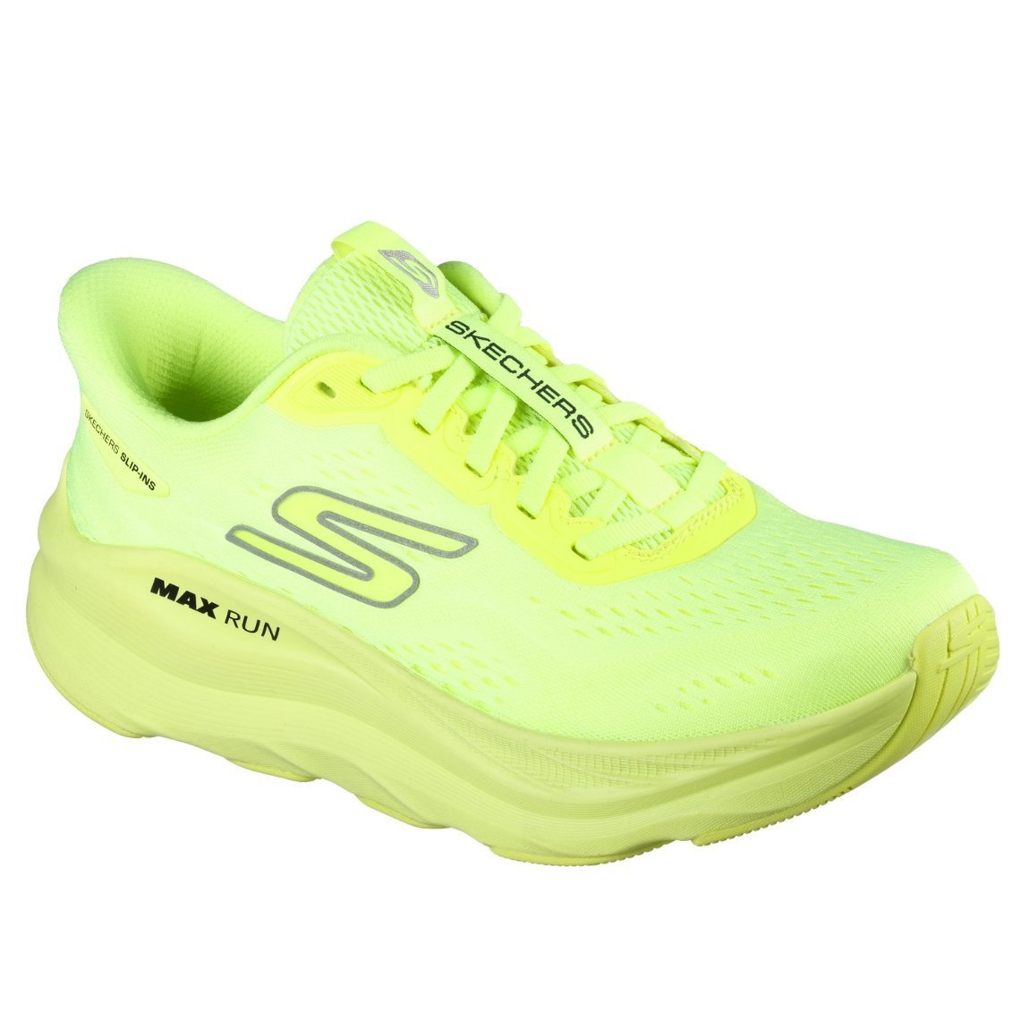 Tênis Skechers Max Run feminino Verde Limão 2