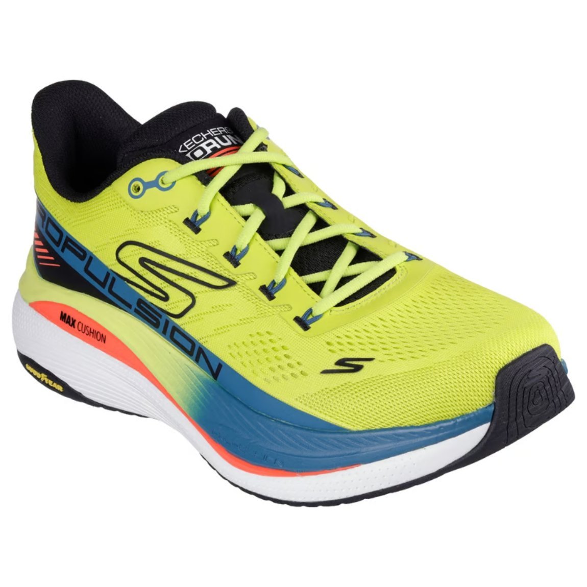 Tênis Skechers Max Cushioning Propulsion Verde Limão 2