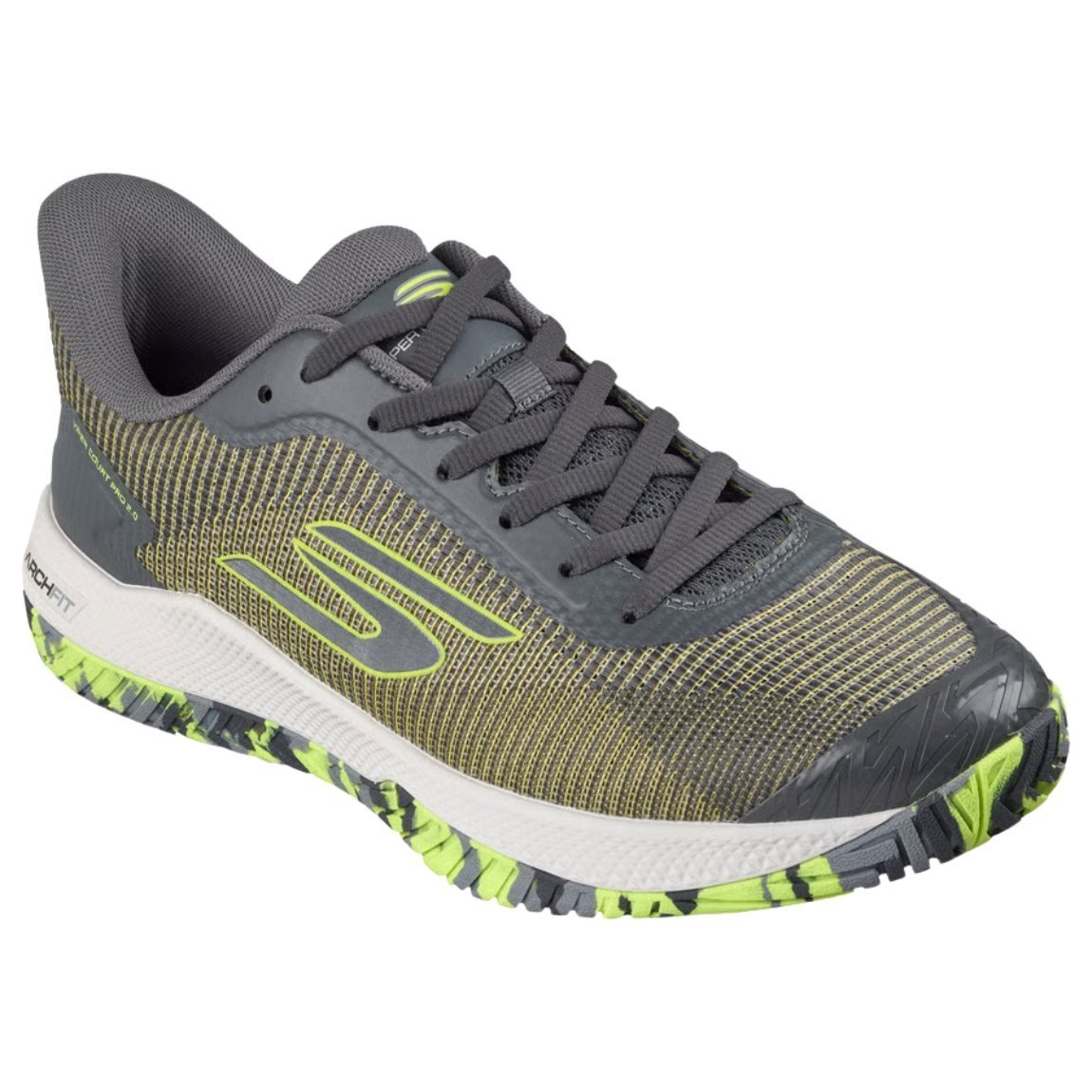Tênis Skechers Viper Court Pro 2.0 Cinza/Verde 2