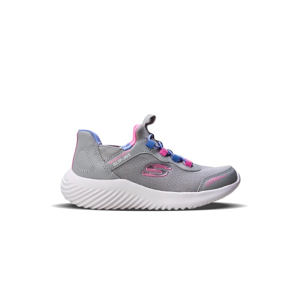 Tênis Skechers Bounder Simple Cute Infantil Cinza 5