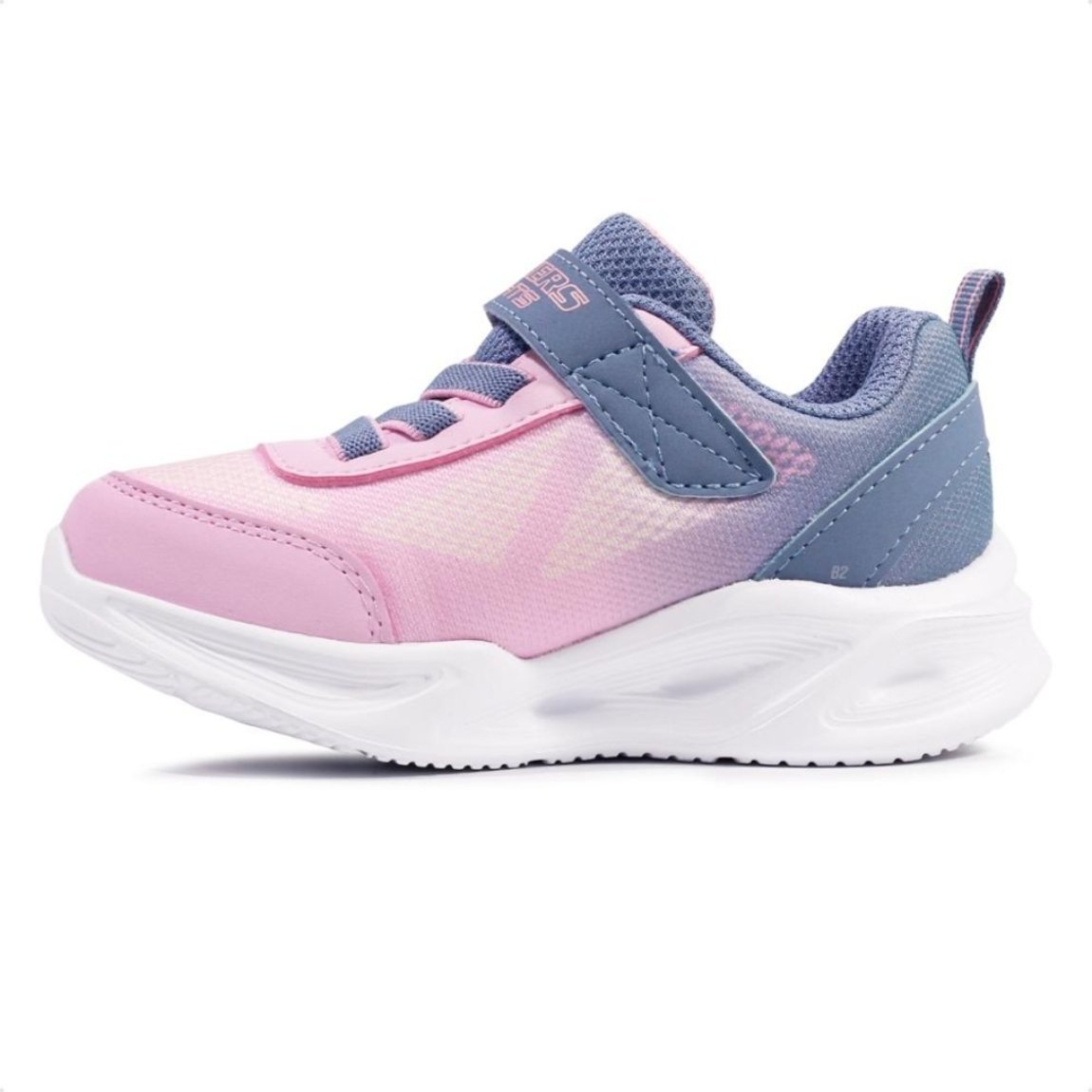 Tenis Skechers Sola Glow Ombre Deluxe Infantil Rosa 3