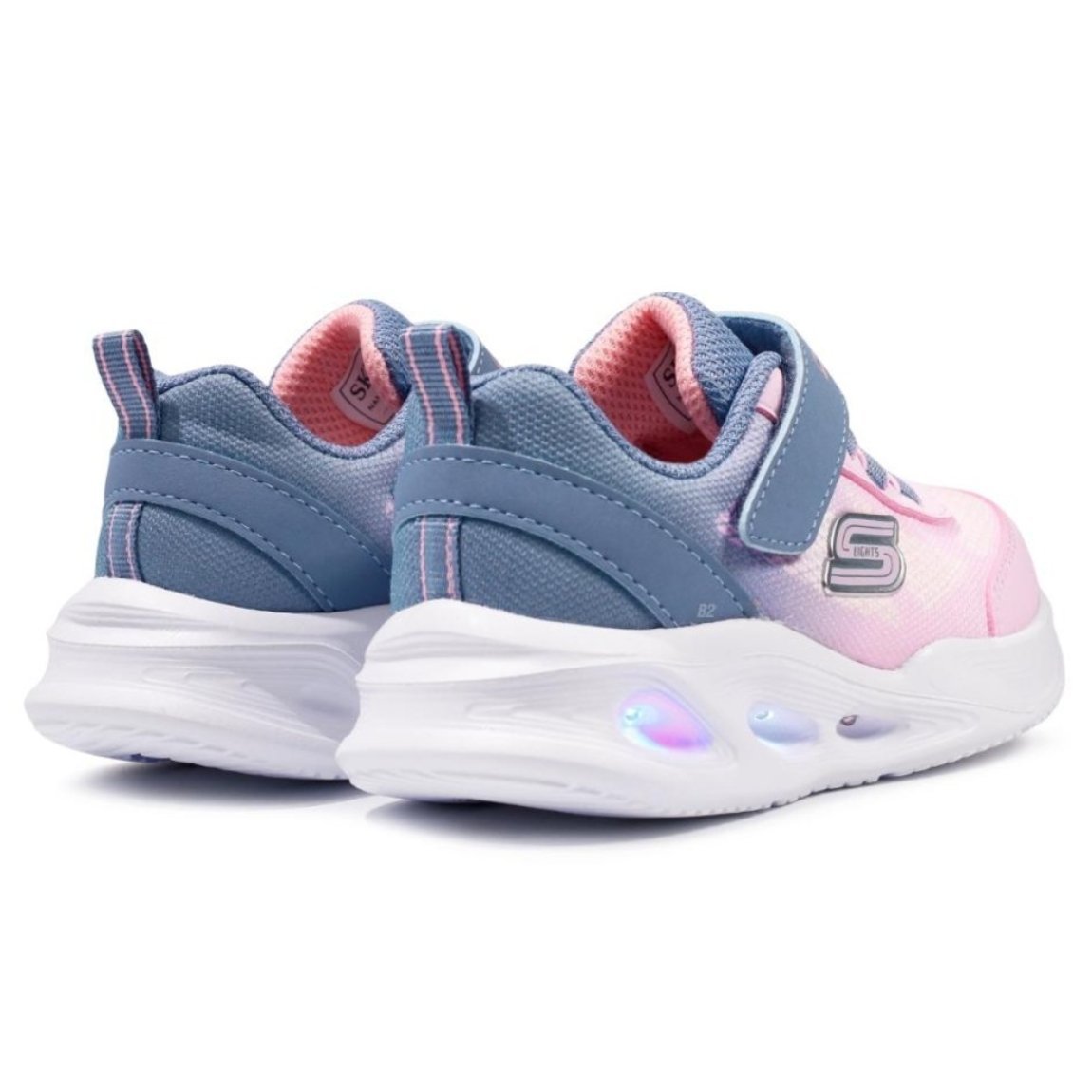 Tenis Skechers Sola Glow Ombre Deluxe Infantil Rosa 6