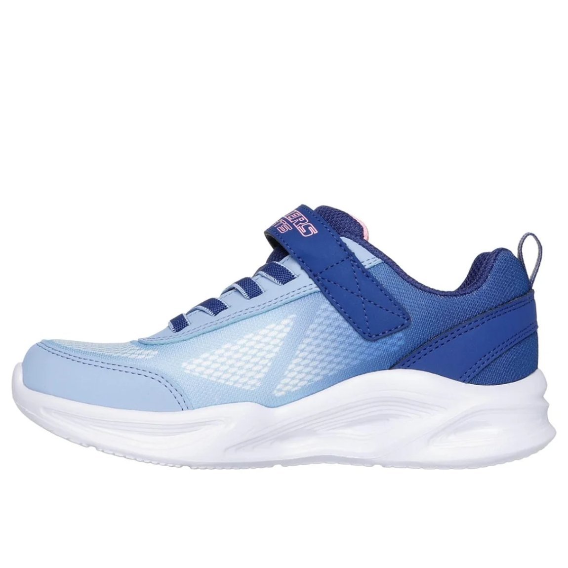 Tenis Skechers Sola Glow Ombre Deluxe Infantil Azul Claro 3