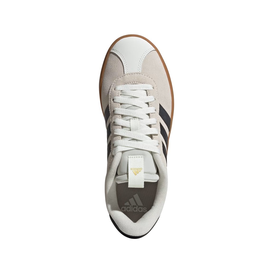 Tênis Adidas VL Court 3.0 Feminino Bege 4