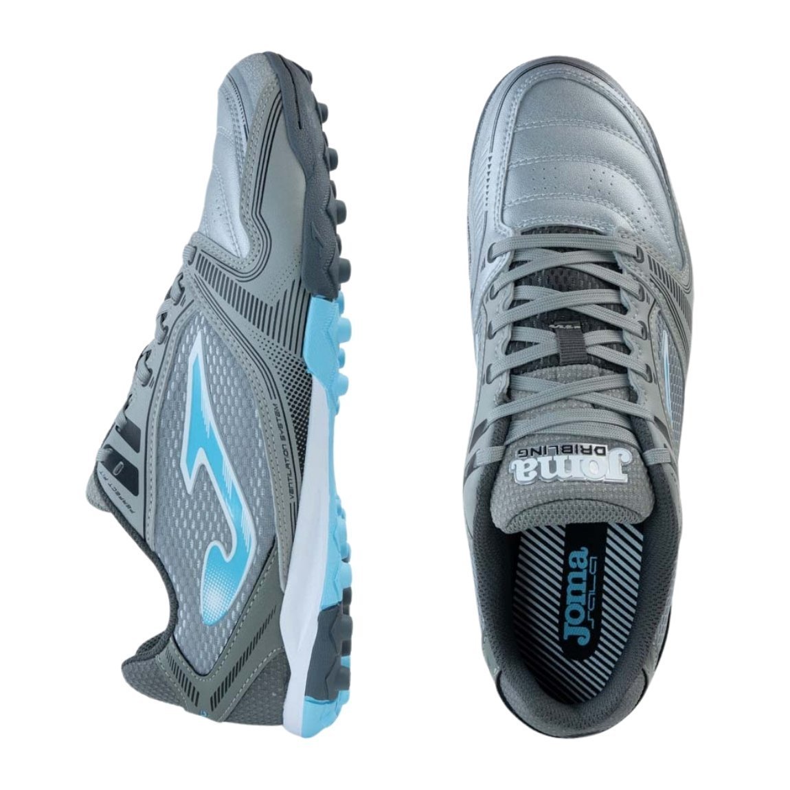 Chuteira Joma Dribling Society Cinza 3