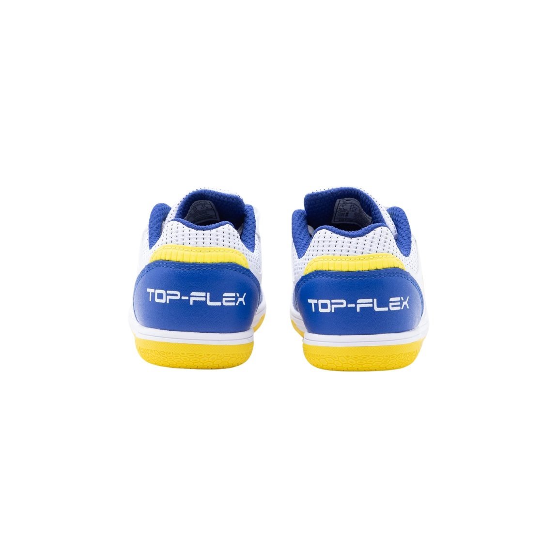 Chuteira Joma Top Flex Jr Futsal Infantil Branco/Azul 4