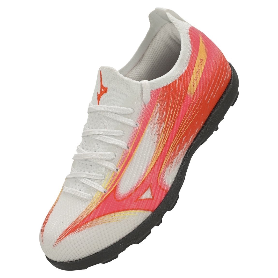 Chuteira Mizuno Alpha Club AS Infantil Laranja 2