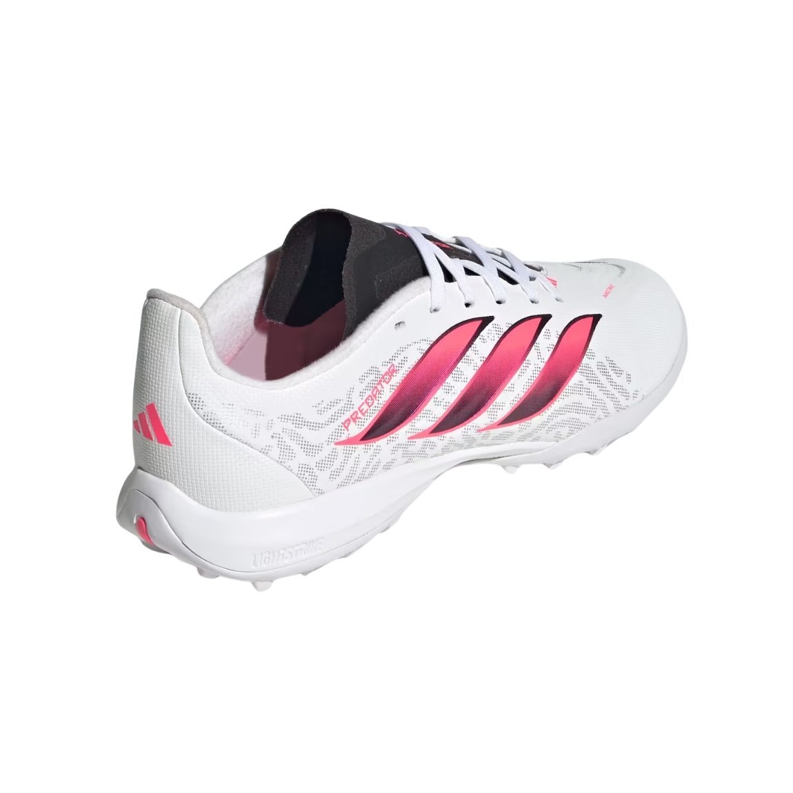 Chuteira Adidas Predator League Society Infantil Branco/Rosa 3