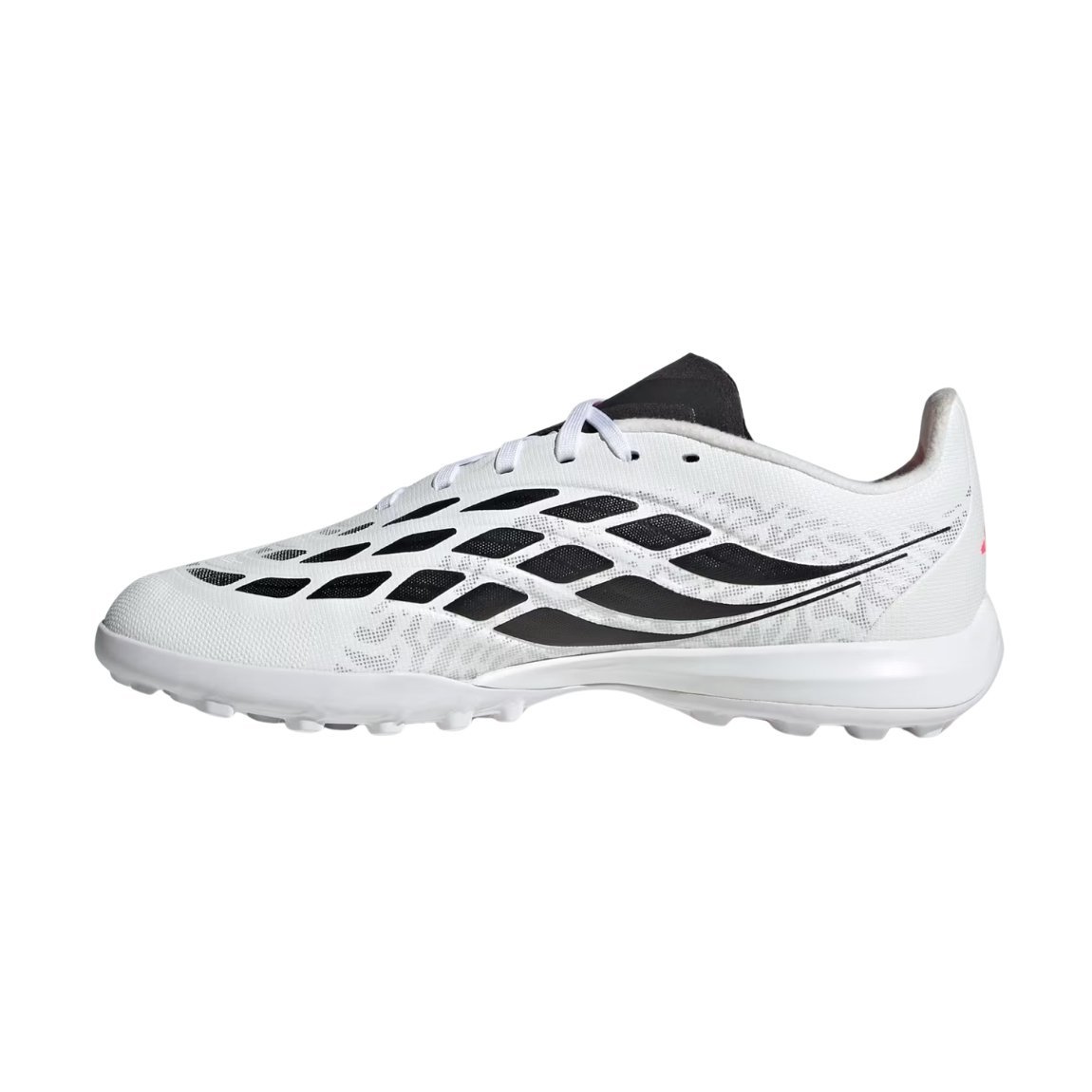 Chuteira Adidas Predator League Society Infantil Branco/Rosa 4