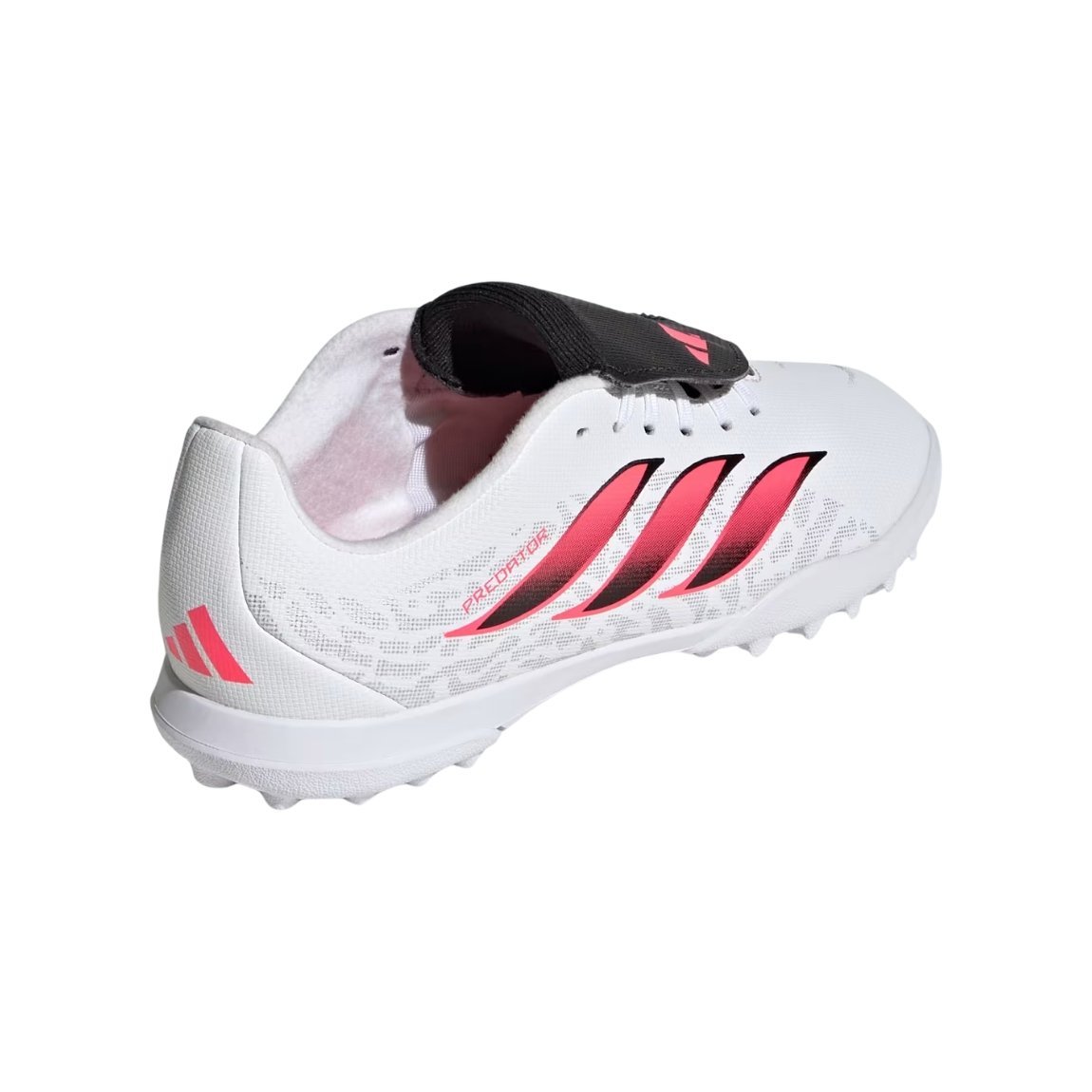 Chuteira Adidas Predator Club Society Infantil Branco/Rosa 3