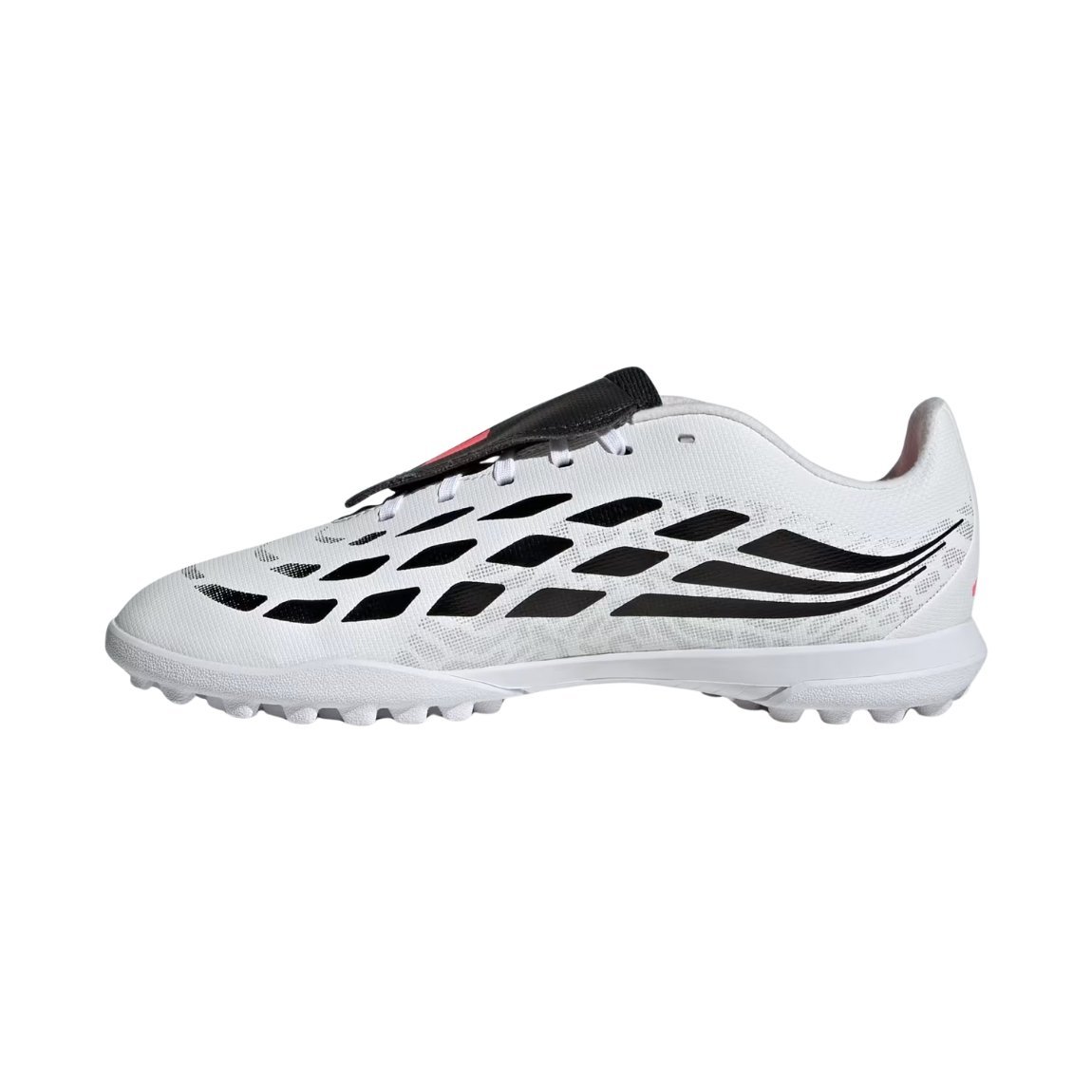 Chuteira Adidas Predator Club Society Infantil Branco/Rosa 4