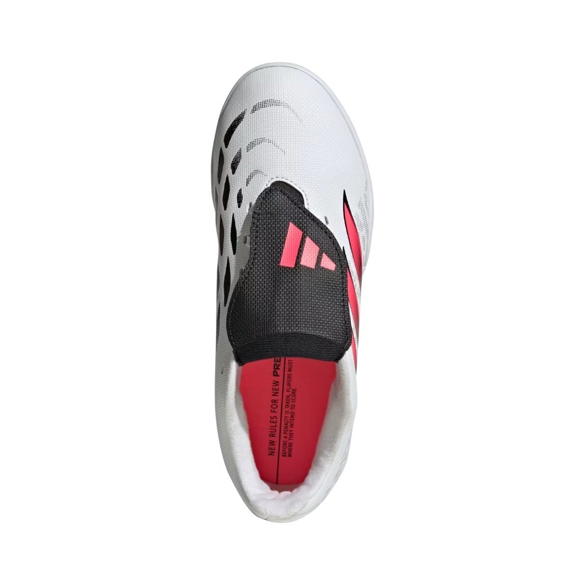 Chuteira Adidas Predator Club Society Infantil Branco/Rosa 5