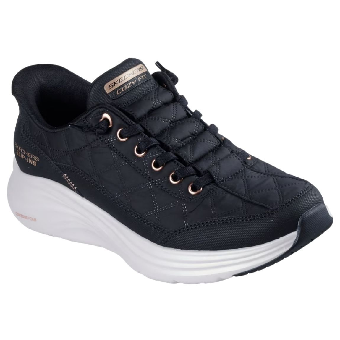 Tênis Skechers Contour Foam Golden Hour Feminino Preto 2