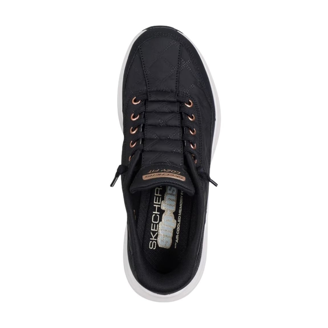Tênis Skechers Contour Foam Golden Hour Feminino Preto 4