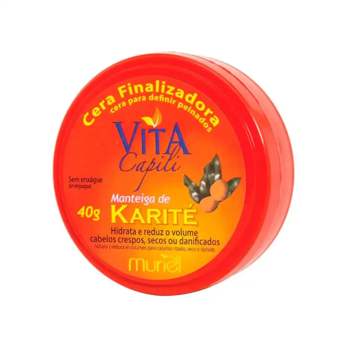Cera Finalizadora Manteiga Karité Muriel 40G 40g 1