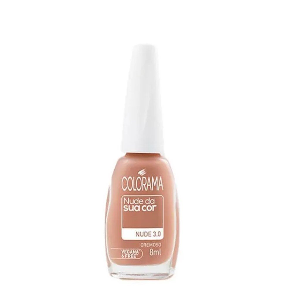 Esmalte Cremoso  Nude Sua Cor 30 Colorama 8ML Cor 3.0 1
