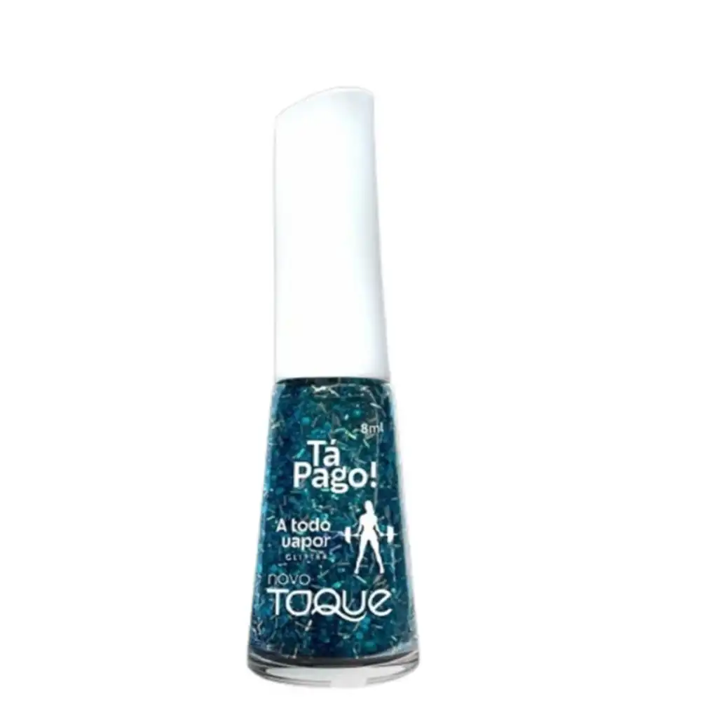 Esmalte Novo Toque A Todo Vapor Glitter 8ml A Todo Vapor 1
