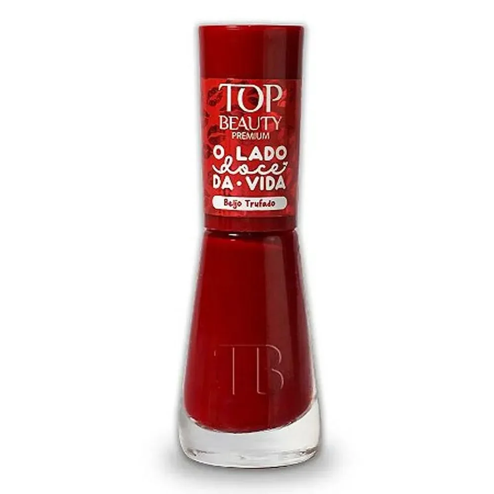 Esmalte Top Beauty Crem Beijo Trufado 7ML Beijo Trufado 1
