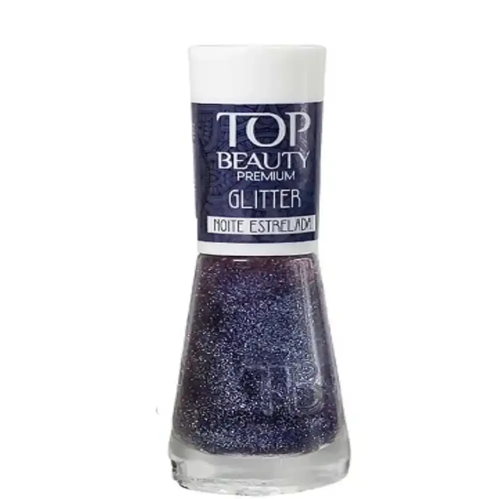 Esmalte Top Beauty Premium Glitter Noite Estrelada 9ml Noite Estrelada 1