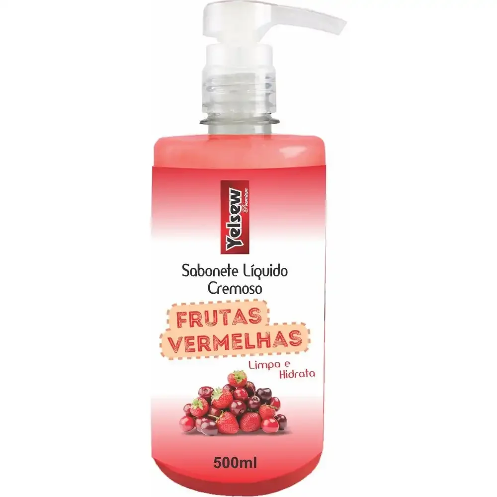 Sabonete Líquido Frutas Vermelhas Yelsew 500ML 500ml 1