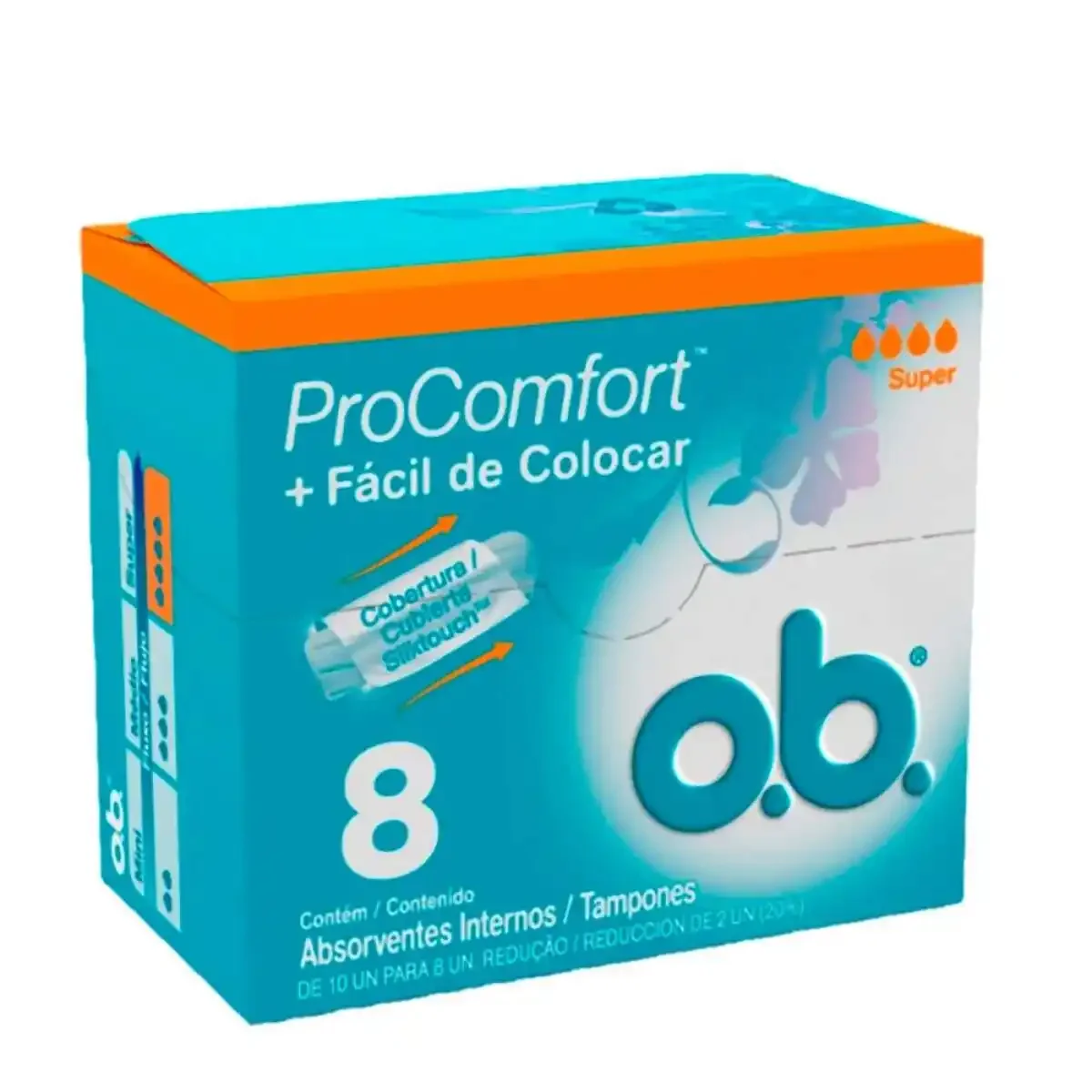 Absorvente Interno C/8 Unidades Proconfort Super Ob ÚNICO