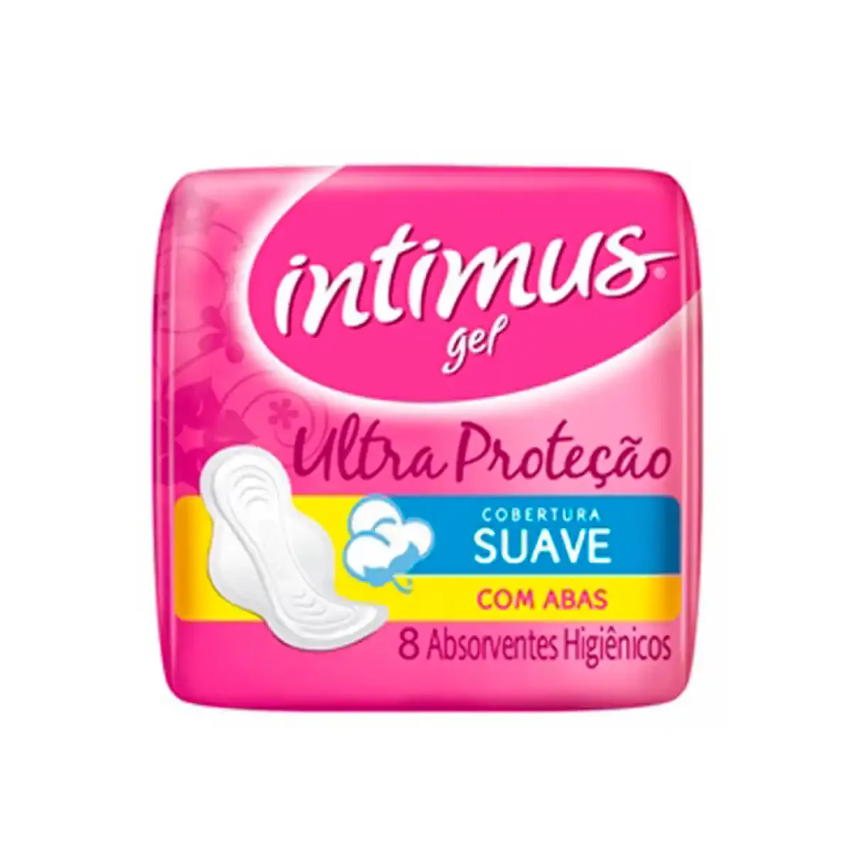 Absorvente Intimus Gel Cobertura Suave com Abas com 8un ÚNICO 1