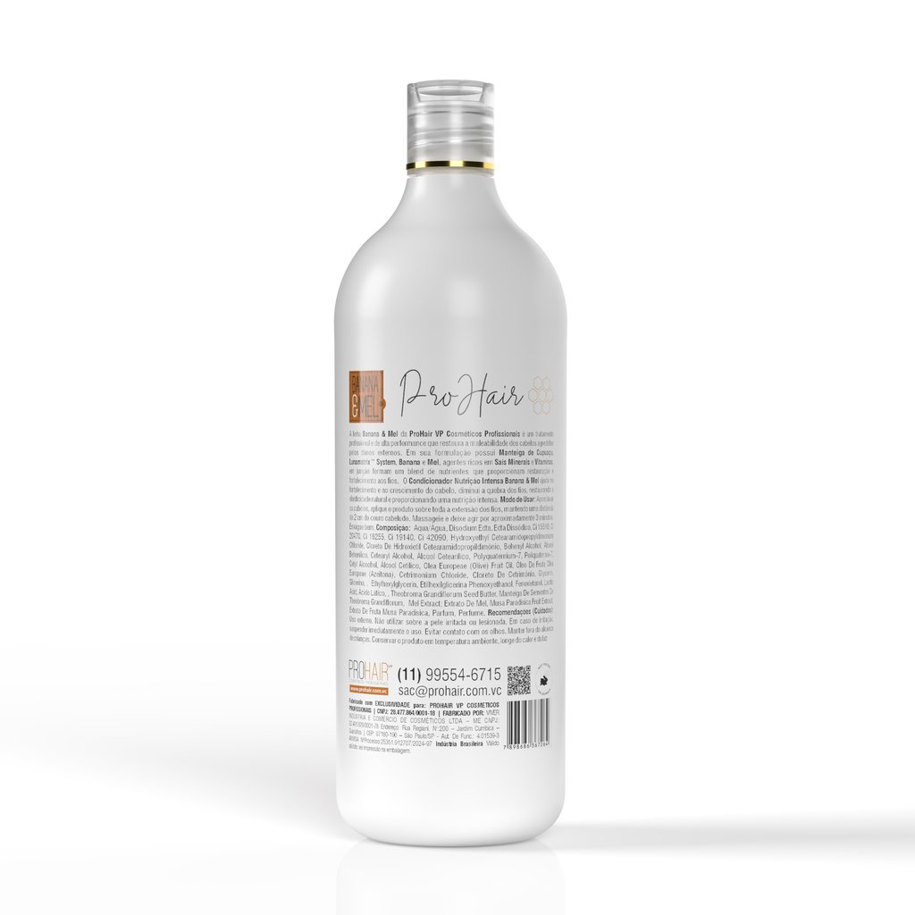 Condicionador de Nutricao Intensa Banana e Mel 1L ProHair 1L 2