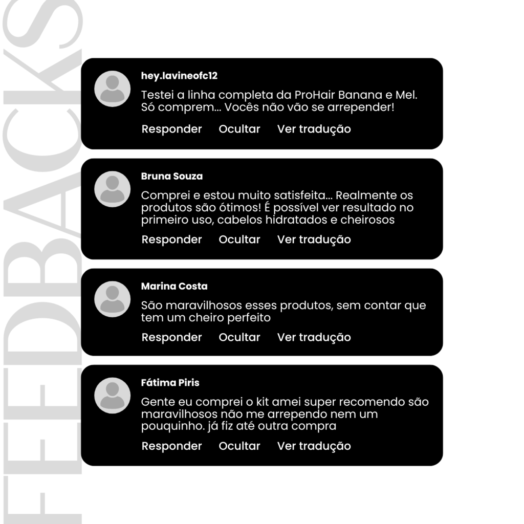 Mascara de Tratamento de Nutricao Intensa Banana e Mel 1Kg ProHair 1kg 4