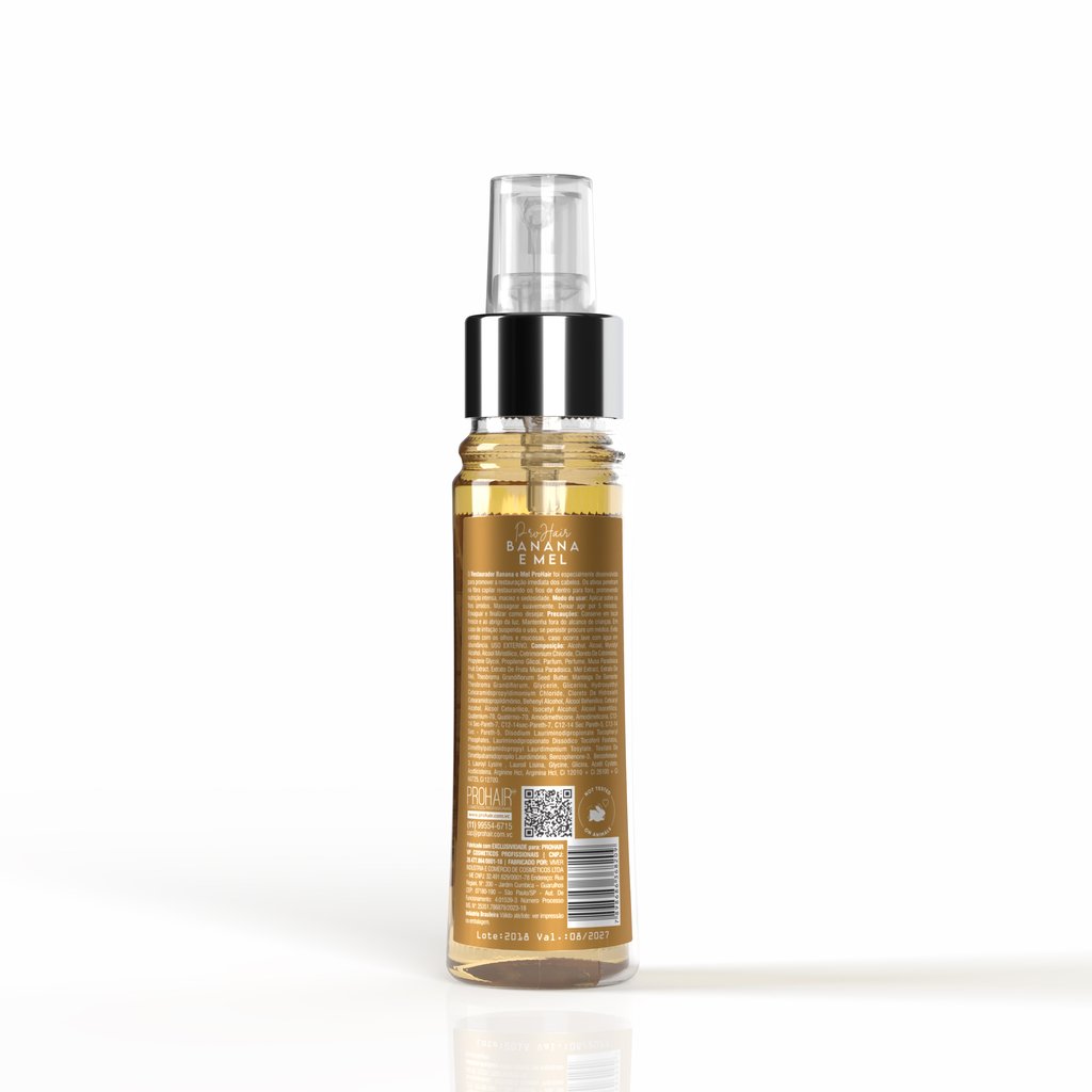 Restaurador Capilar de Nutricao Intensa Banana e Mel 45mL ProHair 45ml 2