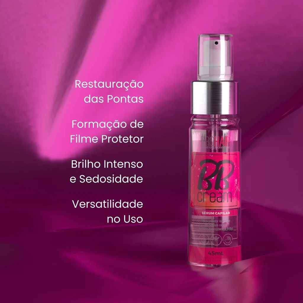 Serum Capilar Reconstrucao Profunda BB Cream 45ml Prohair 45ml 3