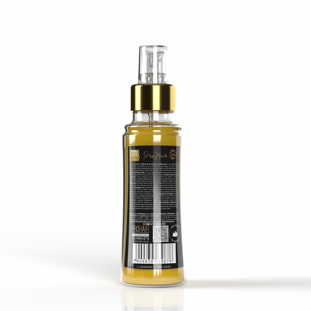 Perfume Capilar Ouro 24K 90ml Prohair 90ml 2