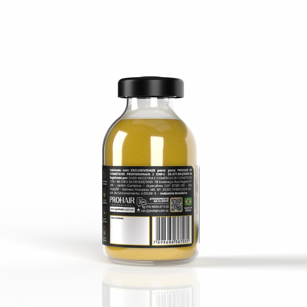  Ampola de Hidratacao Ouro 24K 24mL ProHair 24ml 2